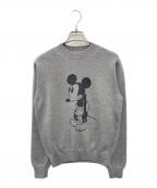 SLOANEスローン）の古着「10Gダブルジャカード編み エクストラファインメリノウール」｜グレー