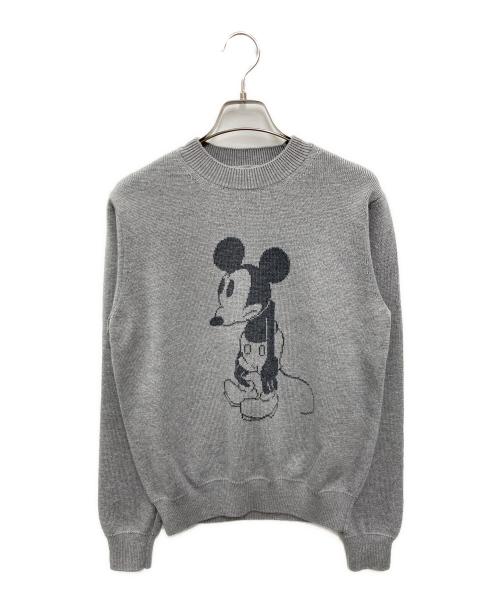 SLOANE（スローン）SLOANE (スローン) 10Gダブルジャカード編み エクストラファインメリノウール グレー サイズ:1の古着・服飾アイテム