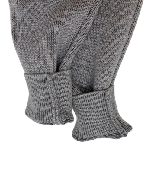 SLOANE（スローン）SLOANE (スローン) 10Gダブルジャカード編み エクストラファインメリノウール グレー サイズ:1の古着・服飾アイテム