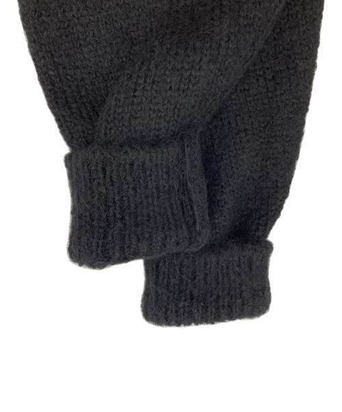 SLOANE（スローン）SLOANE (スローン) 3G天竺 アルパカ×ウール Vネックカーディガン ブラック サイズ:４の古着・服飾アイテム