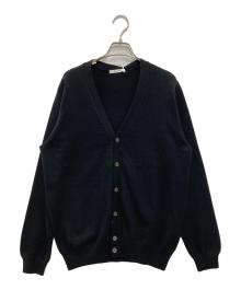 SLOANE（スローン）の古着「12G天竺 カシミヤVネックカーディガン」｜ブラック