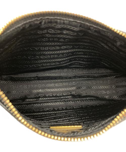 PRADA（プラダ）PRADA (プラダ) サフィアーノレザー ミニバッグ ブラックの古着・服飾アイテム