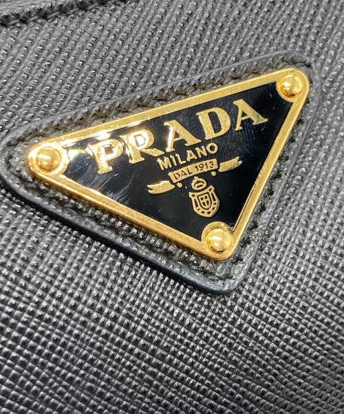 PRADA（プラダ）PRADA (プラダ) サフィアーノレザー ミニバッグ ブラックの古着・服飾アイテム