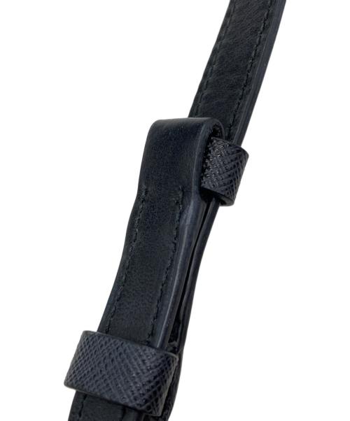 PRADA（プラダ）PRADA (プラダ) サフィアーノレザー ミニバッグ ブラックの古着・服飾アイテム