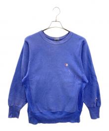 Champion REVERSE WEAVE（チャンピオン リバース ウィーブ）の古着「【古着】クルーネックスウェット」｜ブルー