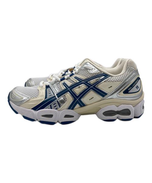 asics（アシックス）asics (アシックス) GEL-NIMBUS 9 WHITE/LIGHT INDIGO ホワイト サイズ:24cmの古着・服飾アイテム