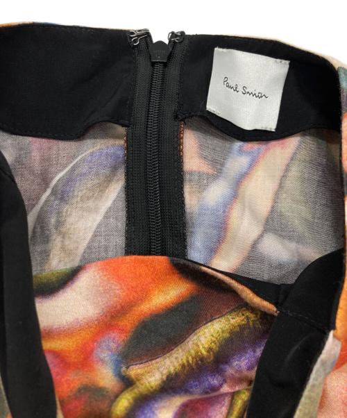 PAUL SMITH（ポールスミス）Paul Smith (ポールスミス) 総柄ボウタイワンピース マルチカラー サイズ:40の古着・服飾アイテム