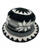 SUPREMEシュプリーム）の古着「Snowflake Crochet Crusher」｜ブラック×グレー