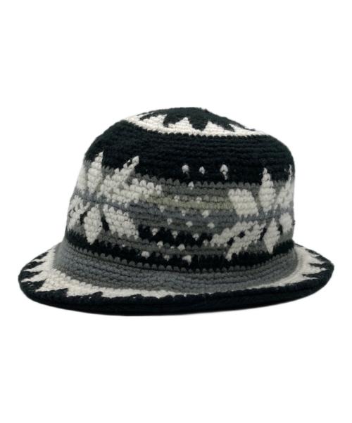 SUPREME（シュプリーム）Supreme (シュプリーム) Snowflake Crochet Crusher ブラック×グレー サイズ:-の古着・服飾アイテム