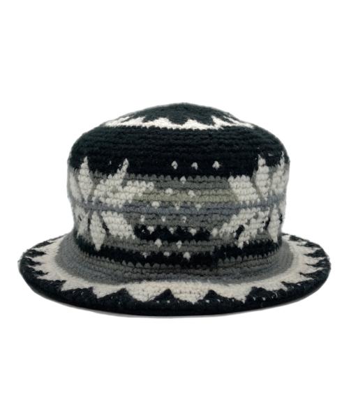 SUPREME（シュプリーム）Supreme (シュプリーム) Snowflake Crochet Crusher ブラック×グレー サイズ:-の古着・服飾アイテム