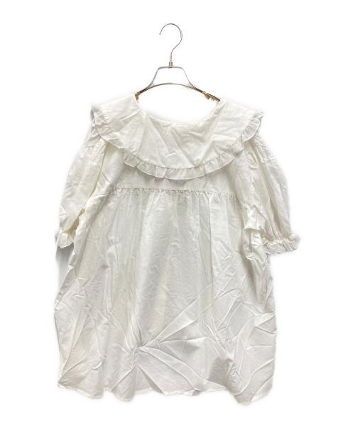 Smith bowen（Smith bowen）Smith bowen (Smith bowen) Romantic PJ Shirt ホワイト サイズ:S/Mの古着・服飾アイテム