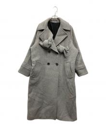 rosy monster（ロージーモンスター）の古着「handsome lady long wool coat」｜グレー