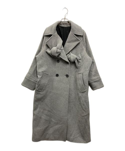 rosy monster（ロージーモンスター）rosy monster (ロージーモンスター) handsome lady long wool coat グレー サイズ:Sの古着・服飾アイテム