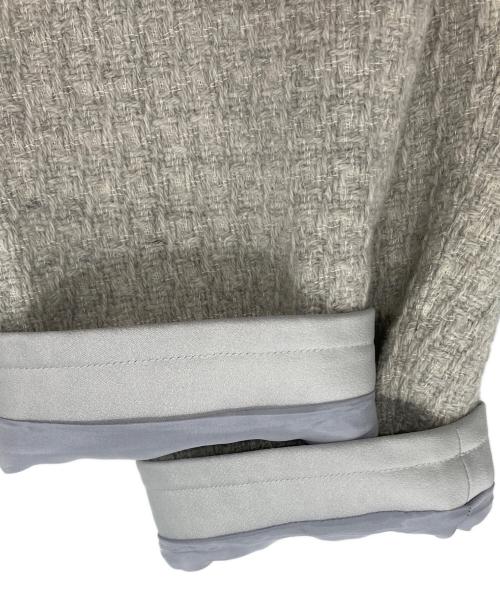 theory luxe（セオリーリュクス）theory luxe (セオリーリュクス) Aria Tweed Luna Blouson グレー サイズ:38の古着・服飾アイテム