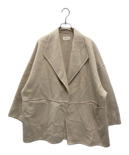 DES PRES（デ プレ）DES PRES (デ プレ) ダブルフェイスメルトンビーバーショートコート ベージュ サイズ:FREEの古着・服飾アイテム