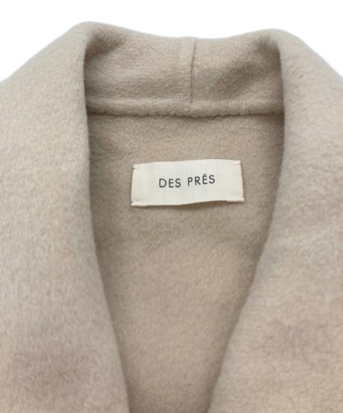 DES PRES（デ プレ）DES PRES (デ プレ) ダブルフェイスメルトンビーバーショートコート ベージュ サイズ:FREEの古着・服飾アイテム