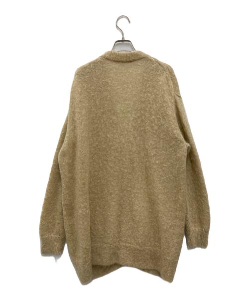AURALEE（オーラリー）AURALEE (オーラリー) BRUSHED SUPER KID MOHAIR KNIT LONG CARDIGAN ベージュ サイズ:SIZE 1の古着・服飾アイテム