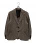 TAGLIATORE（タリアトーレ）の古着「ウールシルクテーラードジャケット」｜ベージュ