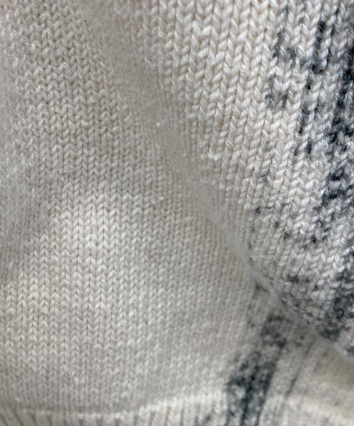 YOKE（ヨーク）YOKE (ヨーク) Printed Cotton Cneck Sweater ベージュ サイズ:1の古着・服飾アイテム