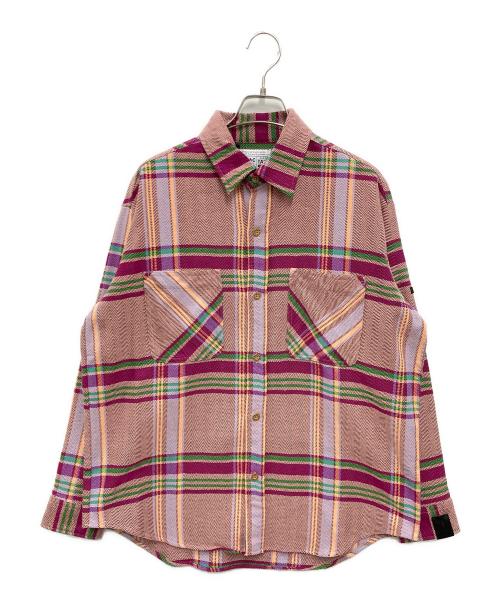 big mac（ビッグマック）BIG MAC (ビッグマック) N.HOOLYWOOD (エヌ ハリウッド) PINK CHECK SHIRT ピンク サイズ:Sの古着・服飾アイテム