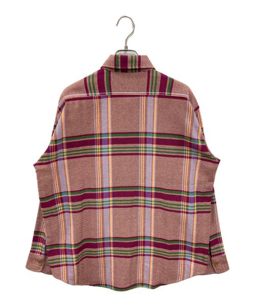 big mac（ビッグマック）BIG MAC (ビッグマック) N.HOOLYWOOD (エヌ ハリウッド) PINK CHECK SHIRT ピンク サイズ:Sの古着・服飾アイテム