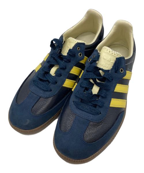 WALES BONNER（ウェールズボナー）WALES BONNER (ウェールズボナー) adidas (アディダス) Collegiate Navy ネイビー×イエロー サイズ:25cmの古着・服飾アイテム