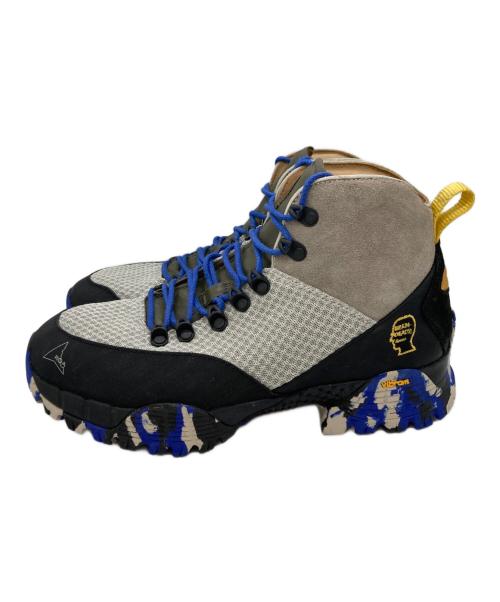 ROA（ロア）ROA (ロア) BRAIN DEAD (ブレインデッド) ANDREAS HIKING BOOT ブルー×ベージュ サイズ:40の古着・服飾アイテム