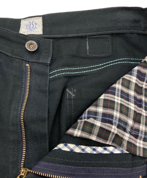 POST O'ALLS（ポストオーバーオールズ）POST O'ALLS (ポストオーバーオールズ) ペインターパンツ ブラック サイズ:Mの古着・服飾アイテム