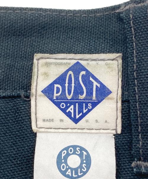 POST O'ALLS（ポストオーバーオールズ）POST O'ALLS (ポストオーバーオールズ) ペインターパンツ ブラック サイズ:Mの古着・服飾アイテム