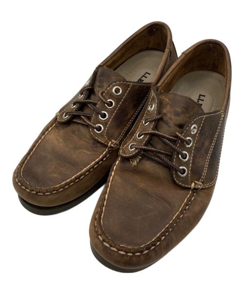 L.L.Bean（エルエルビーン）L.L.Bean (エルエルビーン) Handsewn Moccasins Blucher Moc ブラウン サイズ:8の古着・服飾アイテム