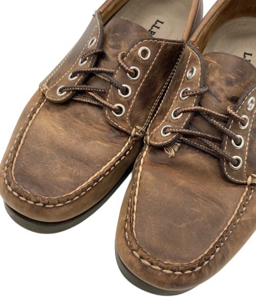 L.L.Bean（エルエルビーン）L.L.Bean (エルエルビーン) Handsewn Moccasins Blucher Moc ブラウン サイズ:8の古着・服飾アイテム