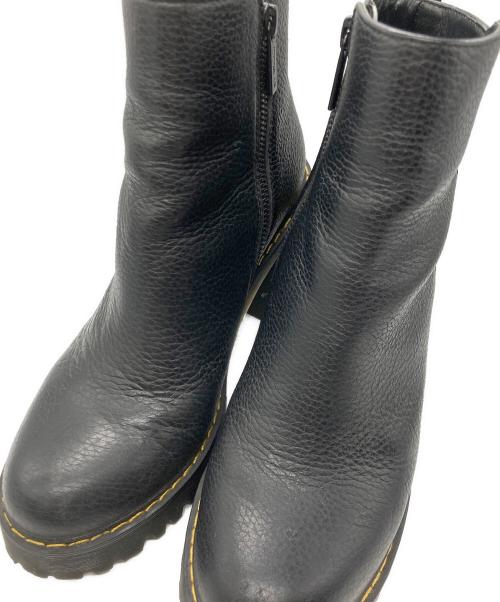 Dr.Martens（ドクターマーチン）Dr.Martens (ドクターマーチン) MAGDALENAサイドジップブーツ ブラック サイズ:UK6の古着・服飾アイテム