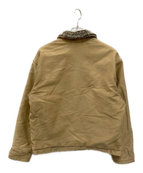HOUSTON（ヒューストン）HOUSTON (ヒューストン) 【古着】N-1デッキジャケット ベージュ サイズ:記載なしの古着・服飾アイテム