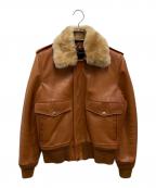Schottショット）の古着「G-1 BOA LEATHER JACKET」｜ブラウン