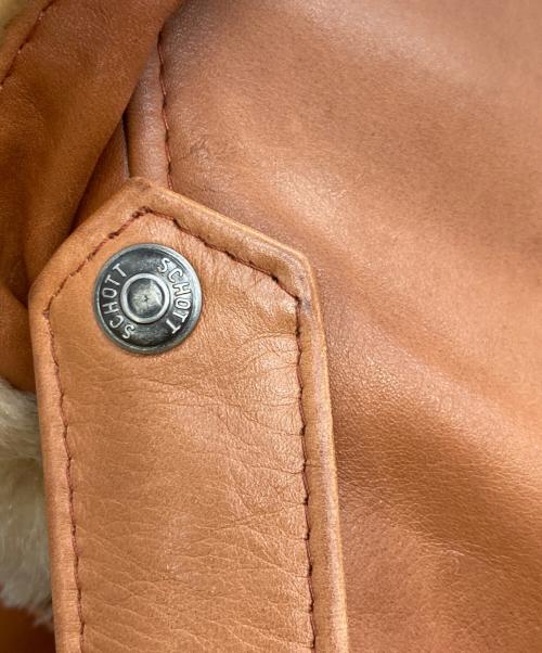 Schott（ショット）Schott (ショット) G-1 BOA LEATHER JACKET ブラウン サイズ:38の古着・服飾アイテム