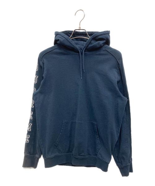 SUPREME（シュプリーム）Supreme (シュプリーム) Arm Logo Hoodie ネイビー サイズ:Mの古着・服飾アイテム