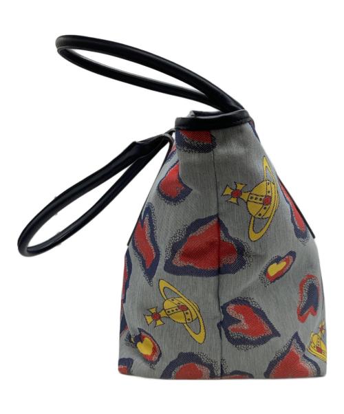 Vivienne Westwood（ヴィヴィアンウエストウッド）Vivienne Westwood (ヴィヴィアンウエストウッド) SECRET HEARTトートバッグ ブルーの古着・服飾アイテム