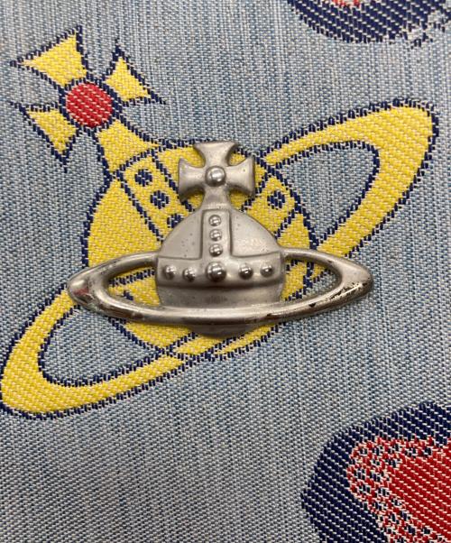 Vivienne Westwood（ヴィヴィアンウエストウッド）Vivienne Westwood (ヴィヴィアンウエストウッド) SECRET HEARTトートバッグ ブルーの古着・服飾アイテム