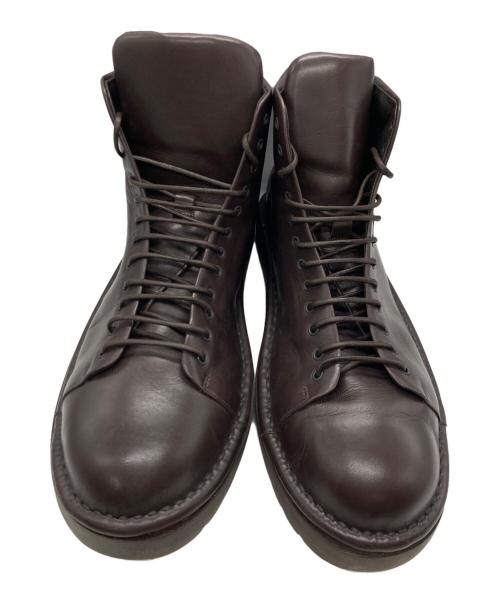 marsell（マルセル）Marsell (マルセル) レースアップブーツ ブラウン サイズ:43の古着・服飾アイテム