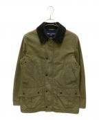 COMME des GARCONS HOMMEコムデギャルソン オム）の古着「Cotton Waxed Cloth Field Jacket」｜カーキ