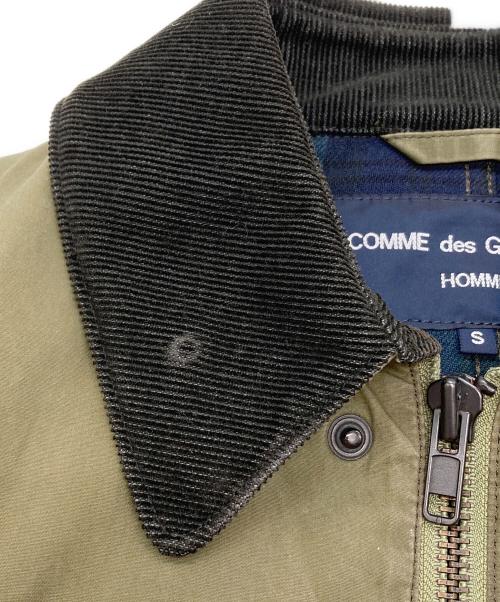 COMME des GARCONS HOMME（コムデギャルソン オム）COMME des GARCONS HOMME (コムデギャルソン オム) Cotton Waxed Cloth Field Jacket カーキ サイズ:Sの古着・服飾アイテム