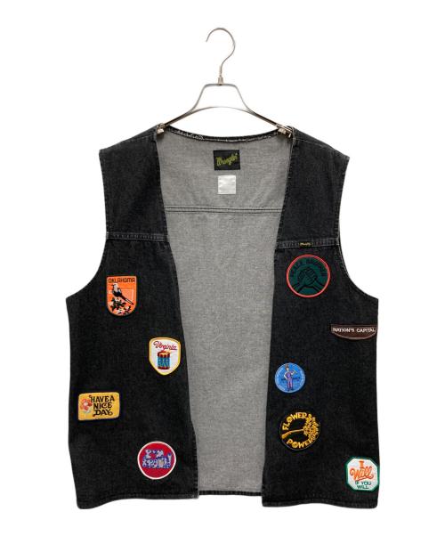 Wrangler（ラングラー）Wrangler (ラングラー) CITYSHOP (シティショップ) WAPPN GILLET ブラック サイズ:FREEの古着・服飾アイテム