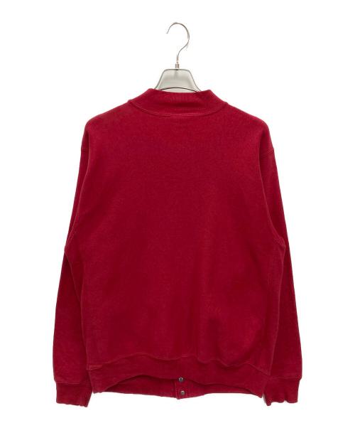 Champion REVERSE WEAVE（チャンピオン リバース ウィーブ）Champion REVERSE WEAVE (チャンピオン リバース ウィーブ) 【古着】スウェットスナップカーディガン レッド サイズ:Lの古着・服飾アイテム
