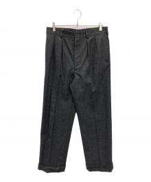 BERNARD ZINS（ベルナール ザンス）の古着「H8 ヘビーフランネルスラックス」｜ブラック