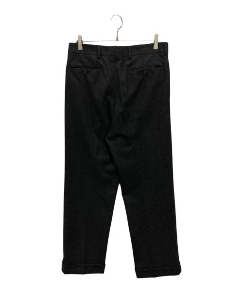BERNARD ZINS（ベルナール ザンス）BERNARD ZINS (ベルナール ザンス) H8 ヘビーフランネルスラックス ブラック サイズ:42の古着・服飾アイテム