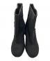 中古・古着 MM6 Maison Margiela (エムエムシックスメゾンマルジェラ) 6-HEEL クラッシュドブーツ ブラック サイズ:38：35000円
