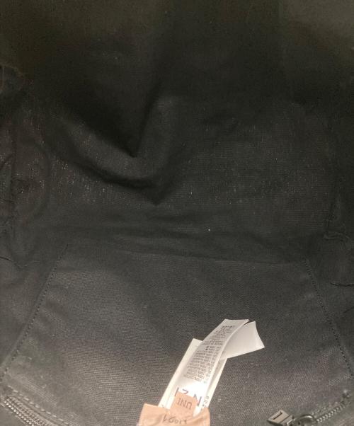 N°21 numero ventuno（ヌメロヴェントゥーノ）N°21 NUMERO VENTUNO (ヌメロヴェントゥーノ) ロゴキャンバストートバッグ ブラックの古着・服飾アイテム