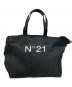 N°21 NUMERO VENTUNO（ヌメロヴェントゥーノ）の古着「ロゴキャンバストートバッグ」｜ブラック