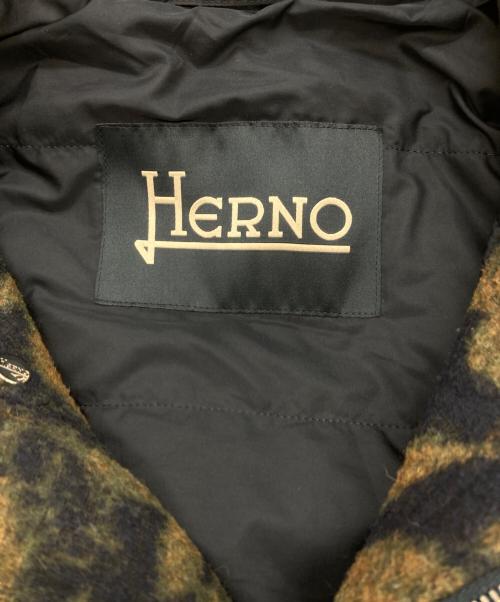 HERNO（ヘルノ）HERNO (ヘルノ) カモ柄フーデットコート マルチカラー サイズ:46の古着・服飾アイテム