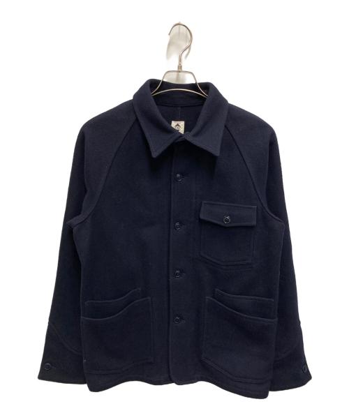 expansion（エクスパンション）EXPANSION (エクスパンション) Bronx River Melton Jacket ネイビー サイズ:Ｍの古着・服飾アイテム